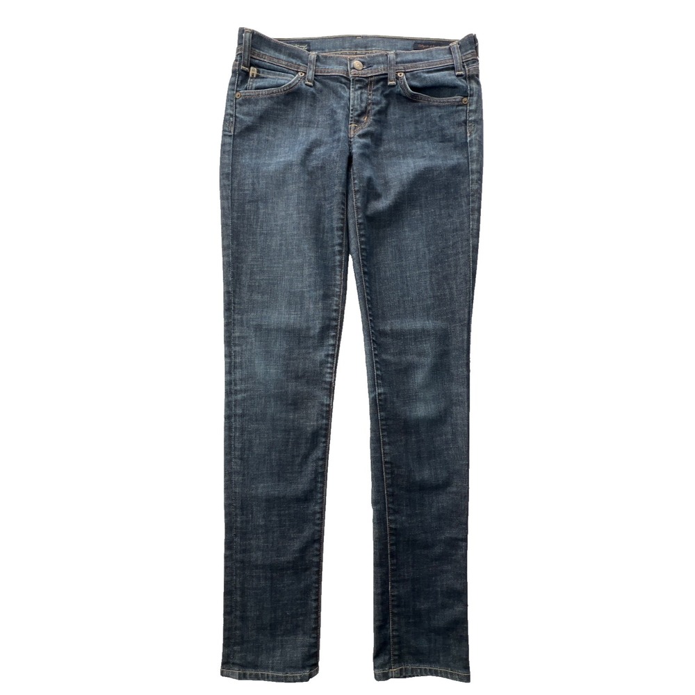 Citizens of Humanity Womens 28 Dark Wash Jeans USA Made Y2K Stretch Premium